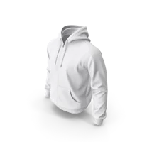 a white hoodie on a black background